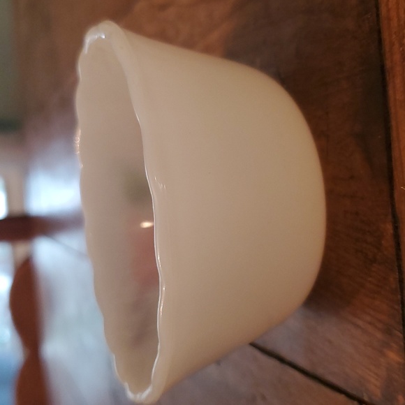 Fire King peach blossom glass custard bowl cup - Picture 2 of 8